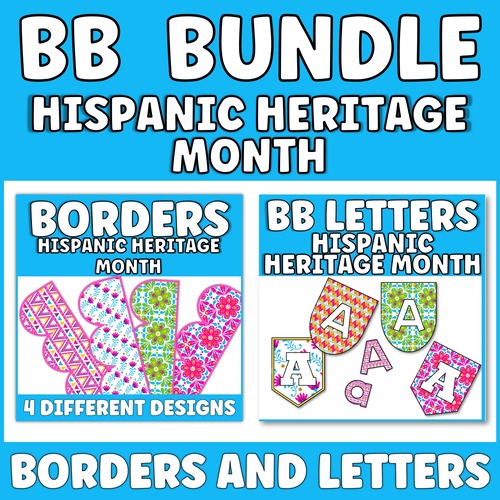 Hispanic Heritage Month Bulletin Board Kit for Classroom Decor