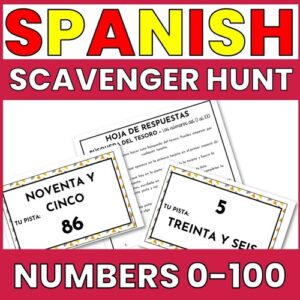 Spanish Numbers Activities Teaching Spanish Numbers from 0 to 100 through