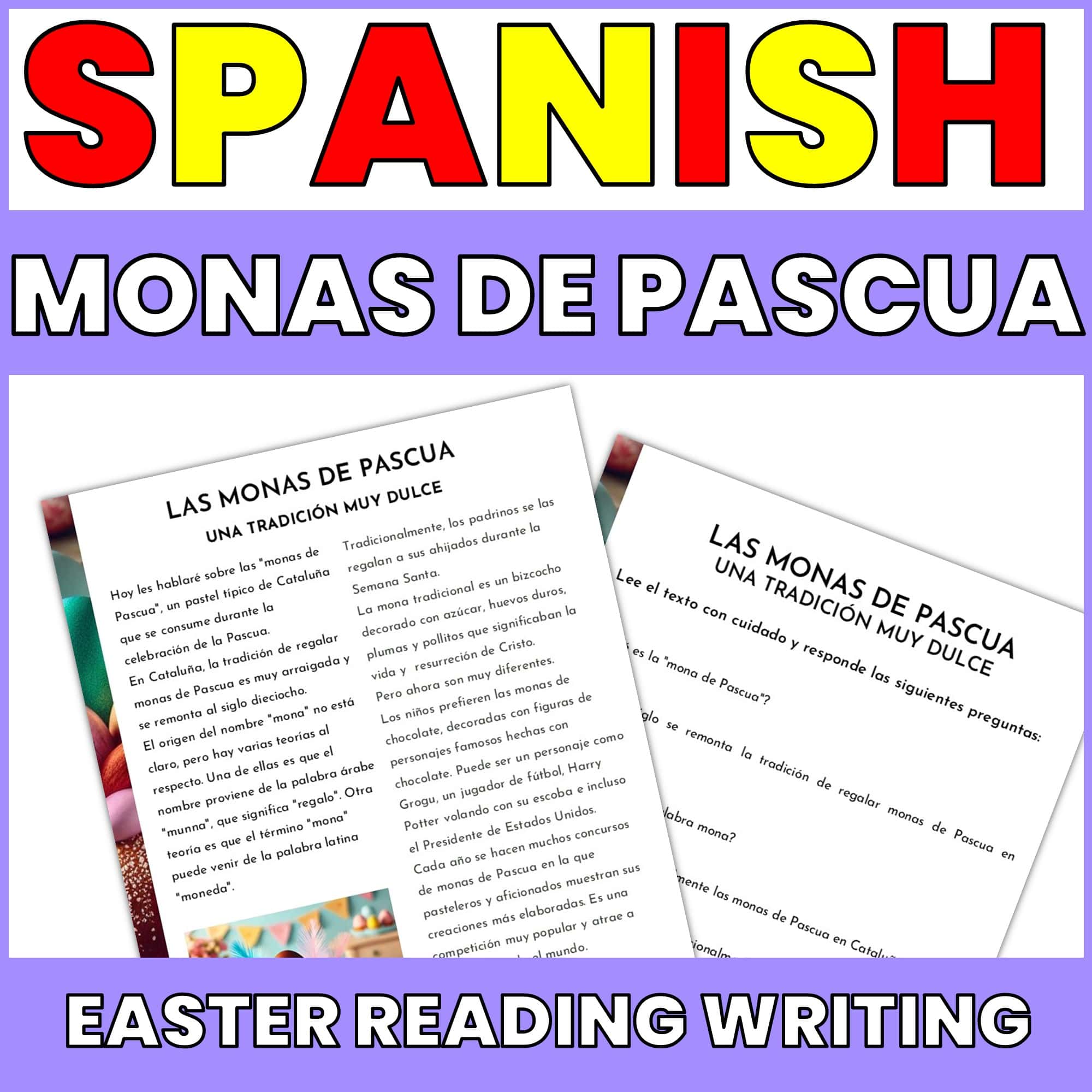 Spanish Easter Festivals and Culture - Las Monas de Pascua