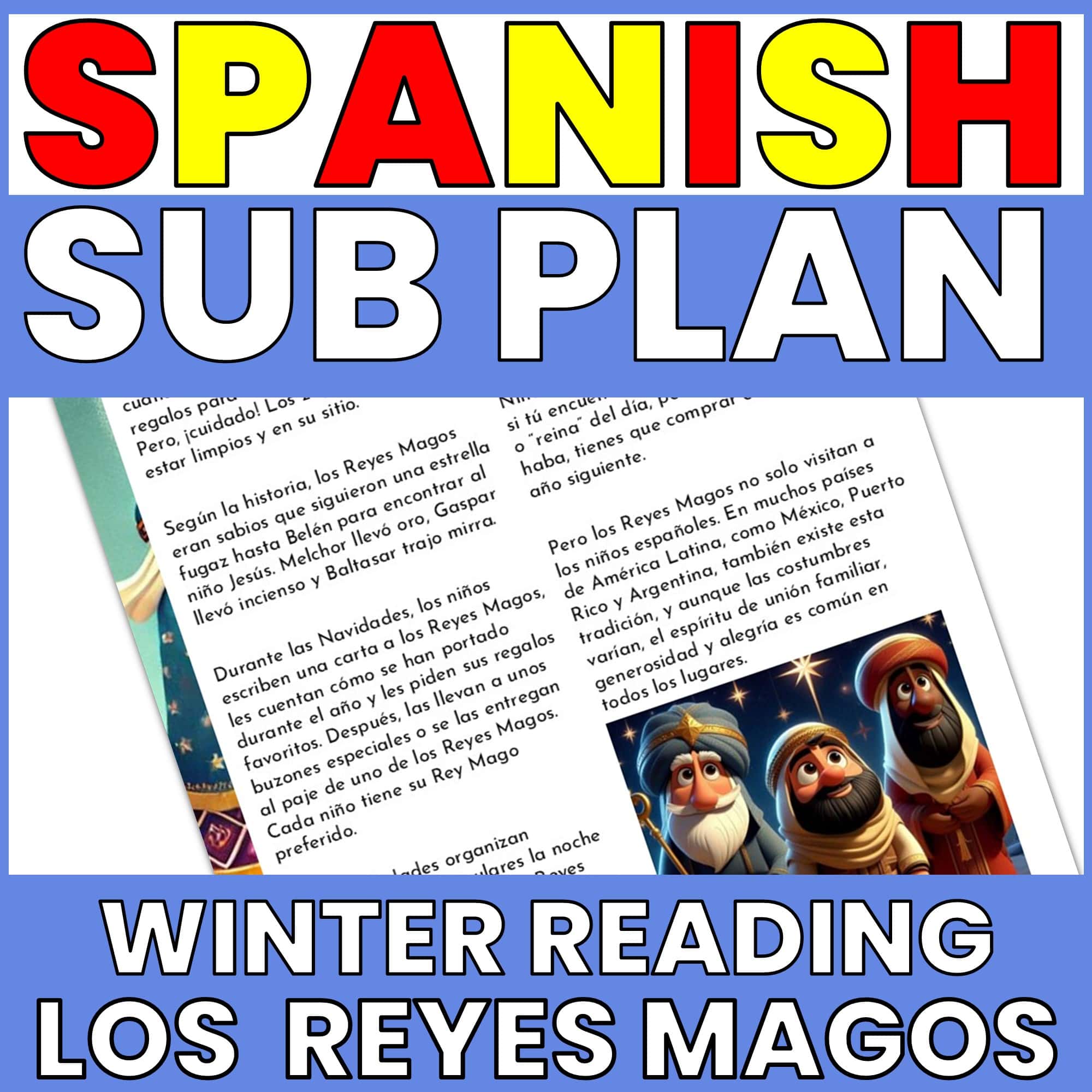 Los Reyes Magos - Spanish Festivals and Culture Lessons