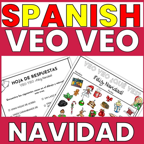 Thumbnail of Spanish Christmas I Spy Veo Veo Game