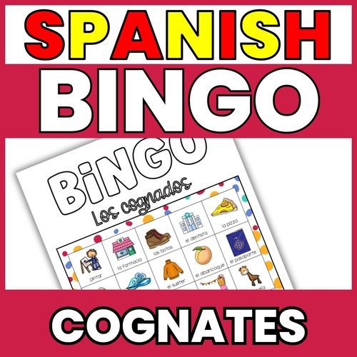 Thumbnail for Spanish Cognates Bingo Game